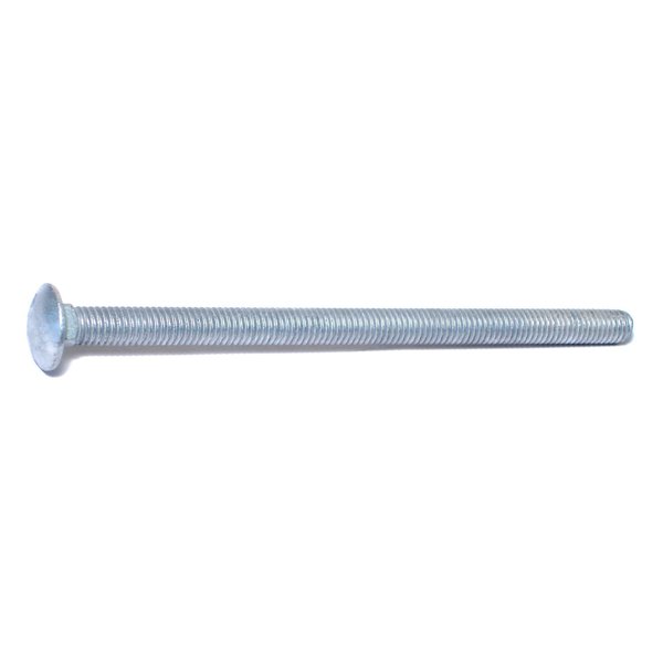 Midwest Fastener 3/8"-16 x 6-1/2" Hot Dip Galvanized Grade 2 / A307 Steel Coarse Thread Carriage Bolts 50PK 05512